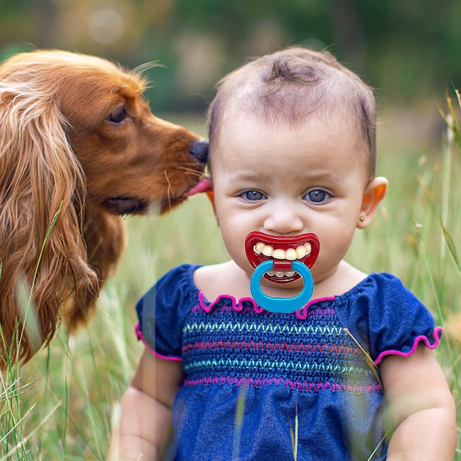 6 Chupetes Divertidos de Silicona para Bebés - Libre de BPA