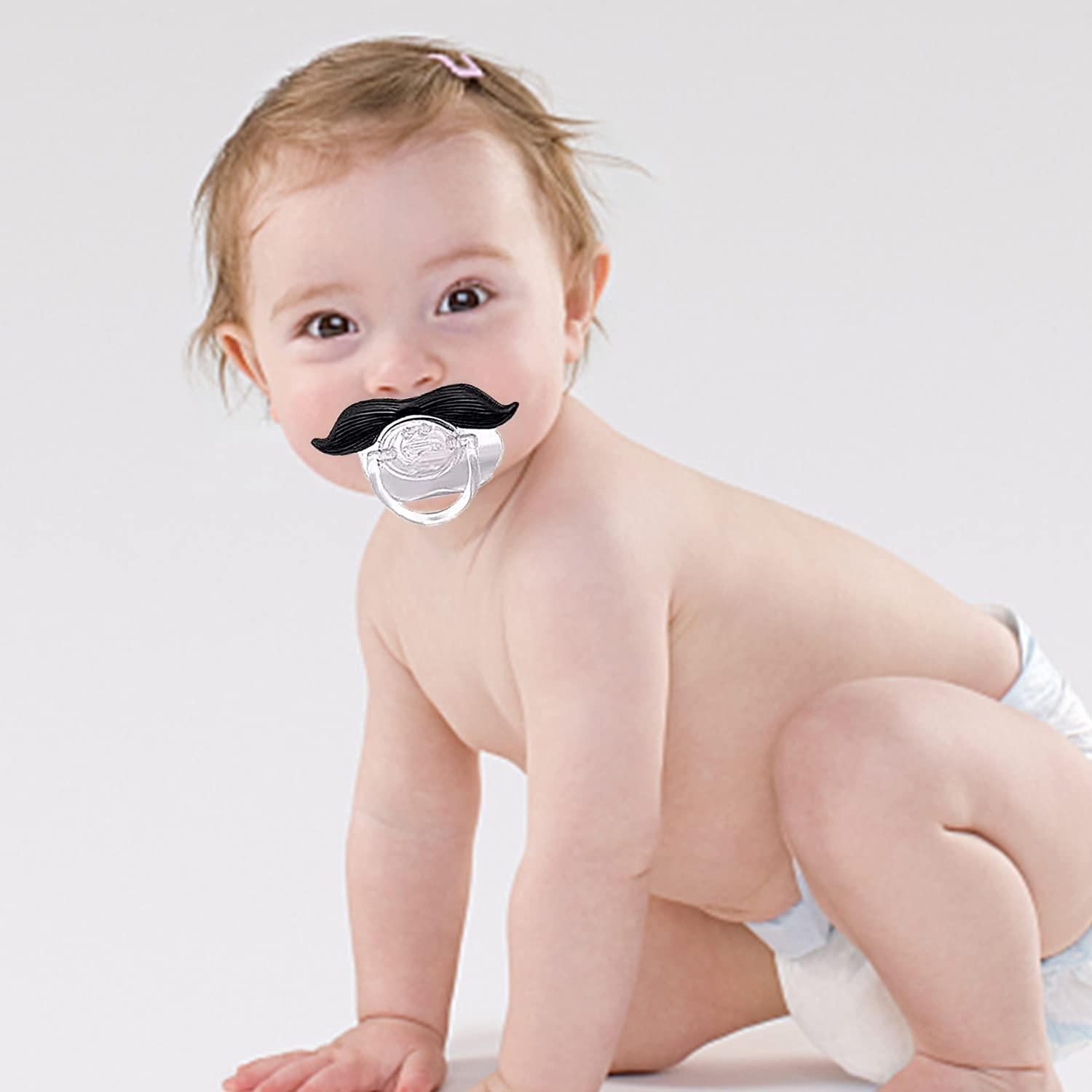 6 Chupetes Divertidos de Silicona para Bebés - Libre de BPA