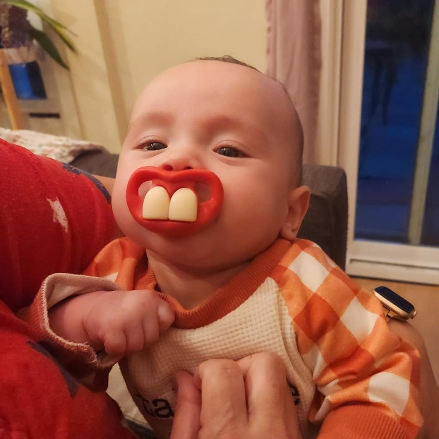 Chupetes Divertidos para Bebés Unisex - 3 Piezas Silicona