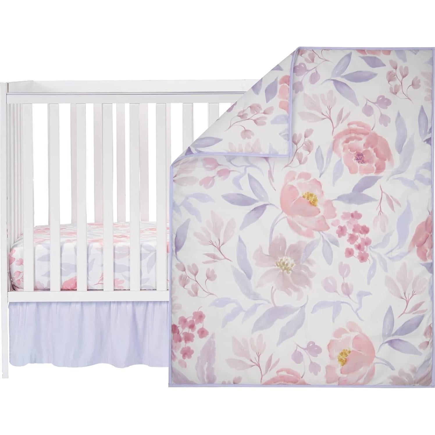 Conjunto de Ropa de Cuna 3 Piezas Bedtime Originals Floral
