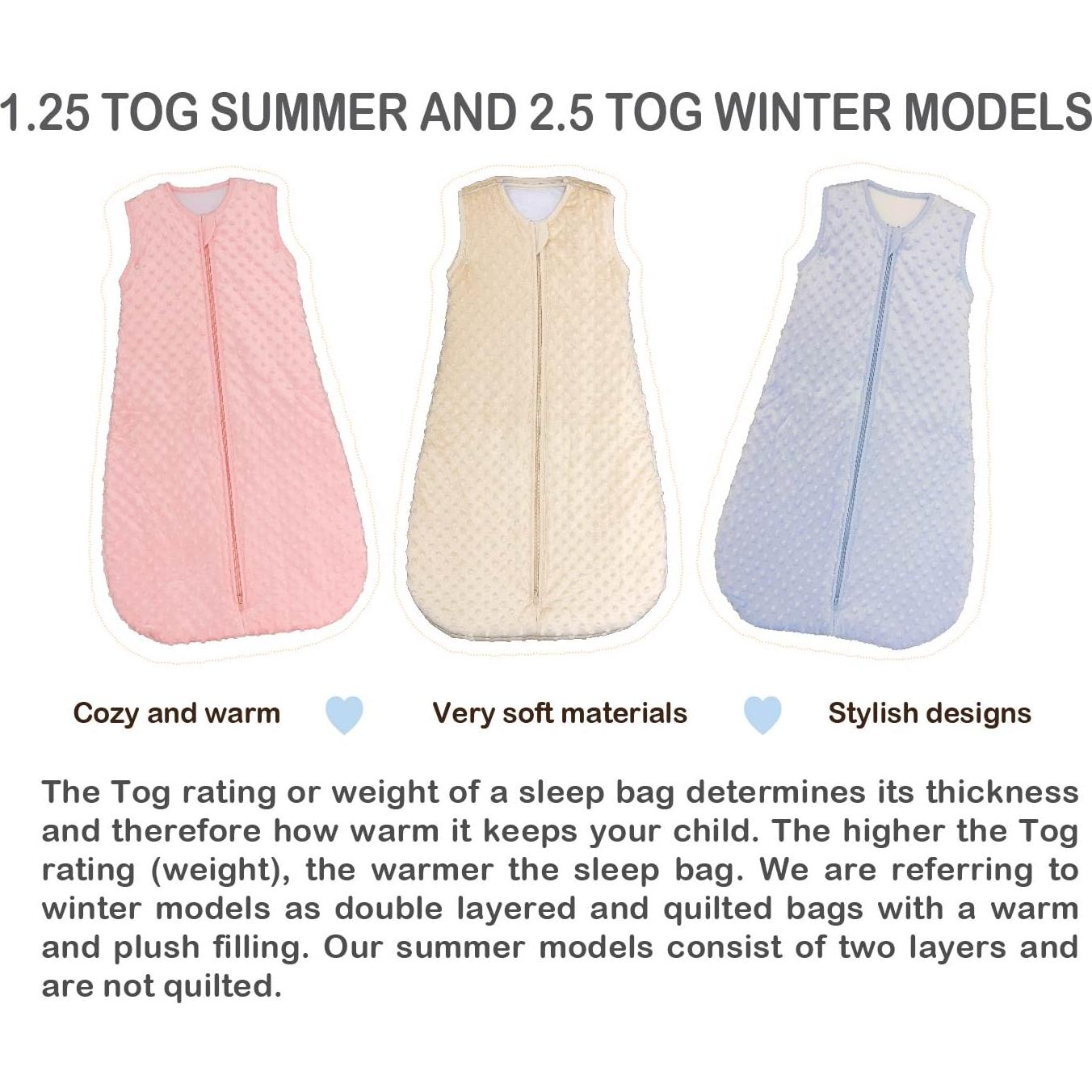 Saco de Dormir para Bebés Baby in a Bag 2.5 Tog Invierno Amarillo