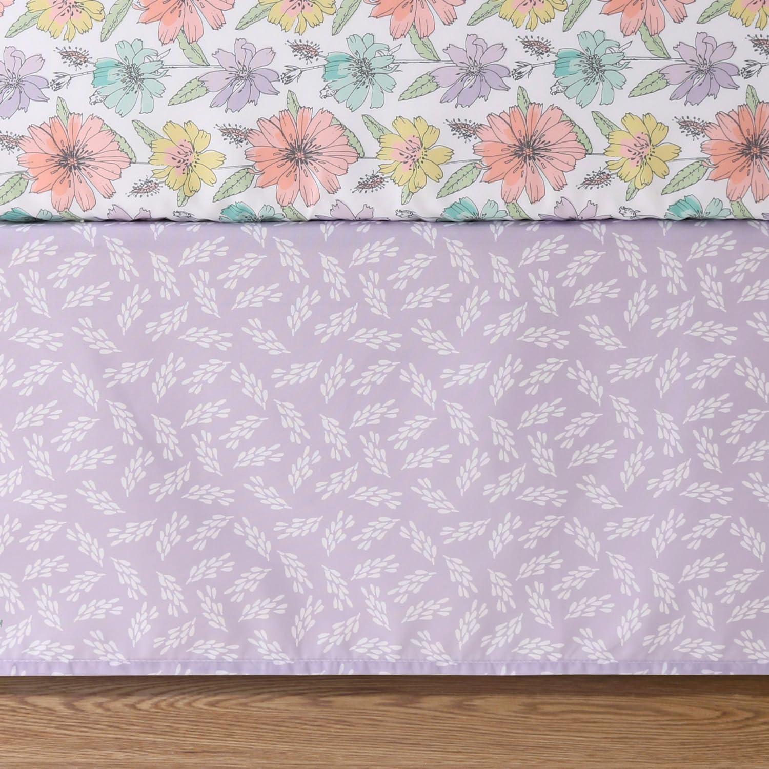 Conjunto de Ropa de Cuna 3 Piezas The Peanutshell Floral