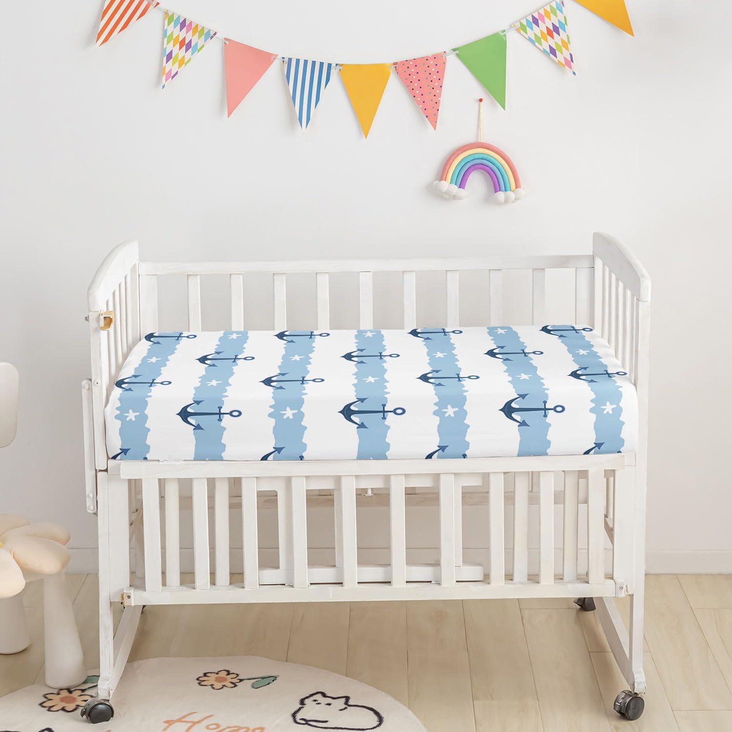 Juego de Ropa de Cuna Datura Home 3 Piezas Azul Ancla