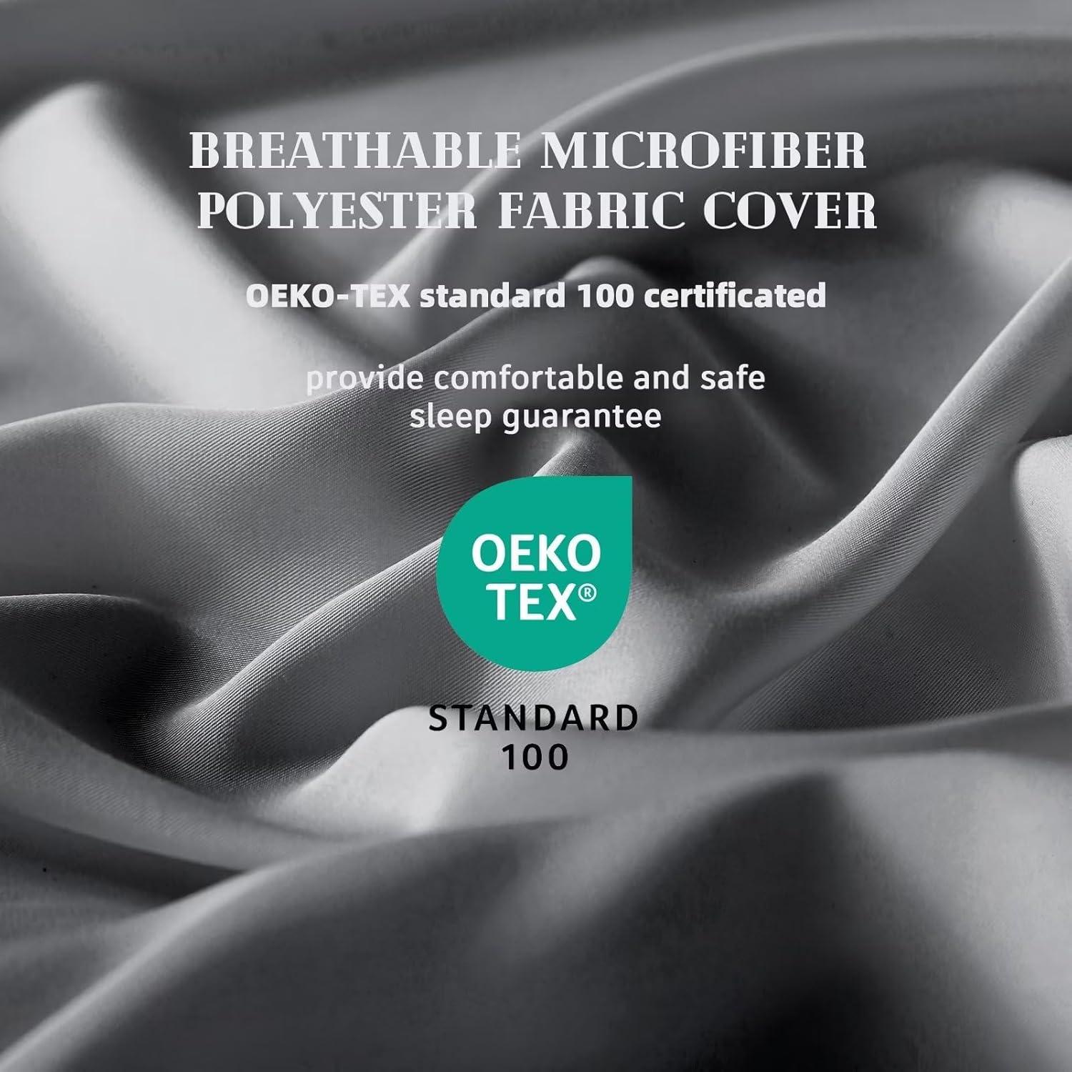 Edredón Ligero DOWNCOOL King 259x229 cm Gris Oscuro