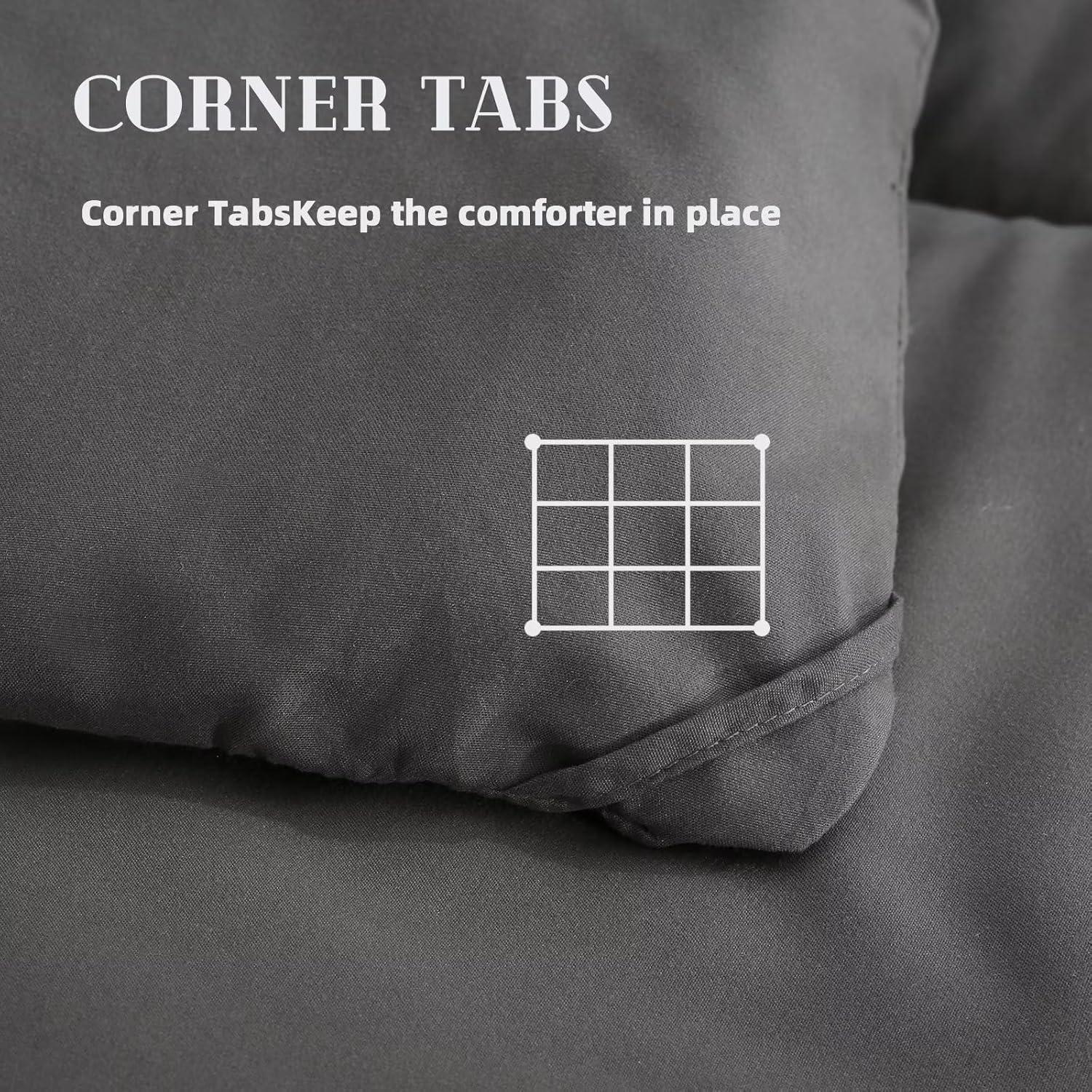 Edredón Ligero DOWNCOOL King 259x229 cm Gris Oscuro