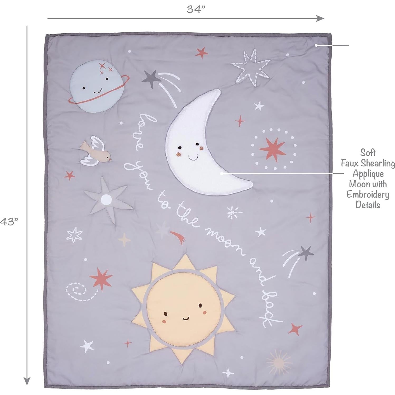 Juego de Ropa de Cuna 3 Piezas Bedtime Originals Celestial