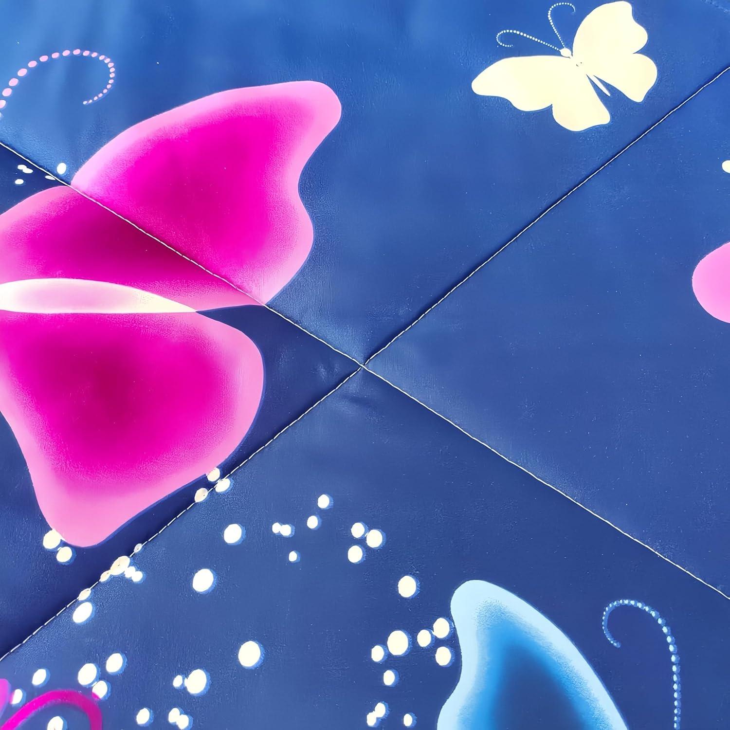 Conjunto de Edredón SDY 3PCS Mariposa Tamaño Completo