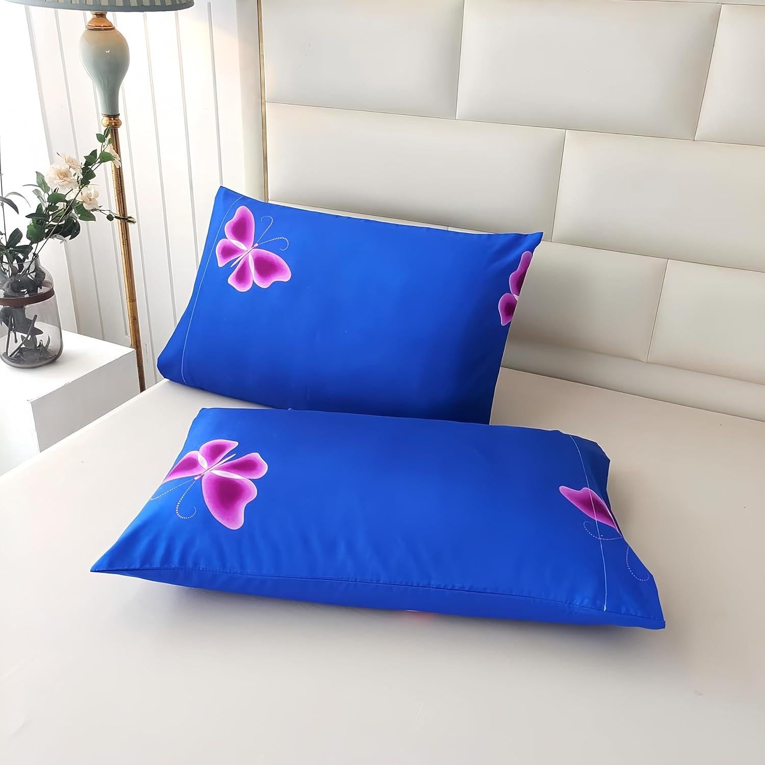 Conjunto de Edredón SDY 3PCS Mariposa Tamaño Completo