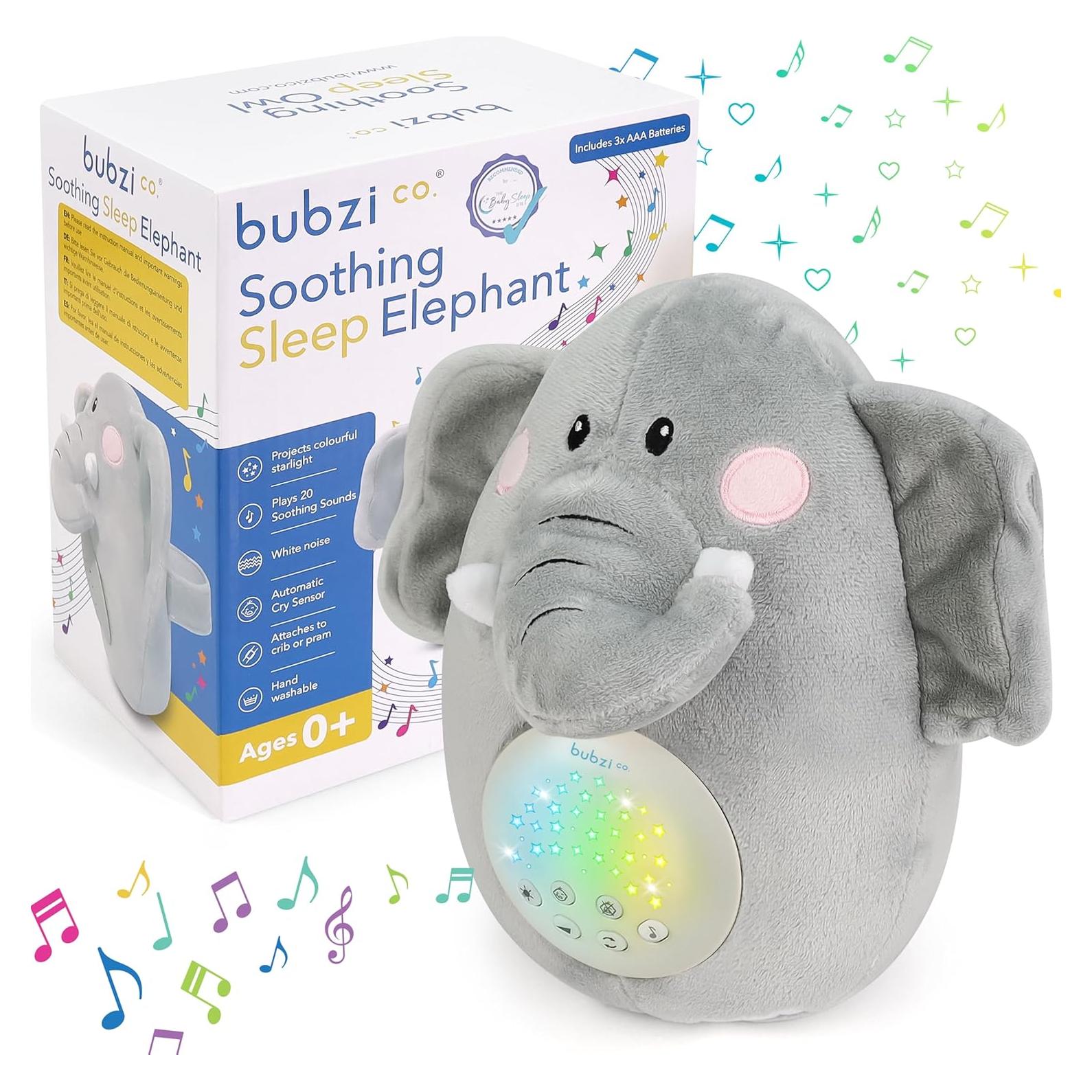Máquina de Sonido Bubzi Co Elefante Portátil con Proyector