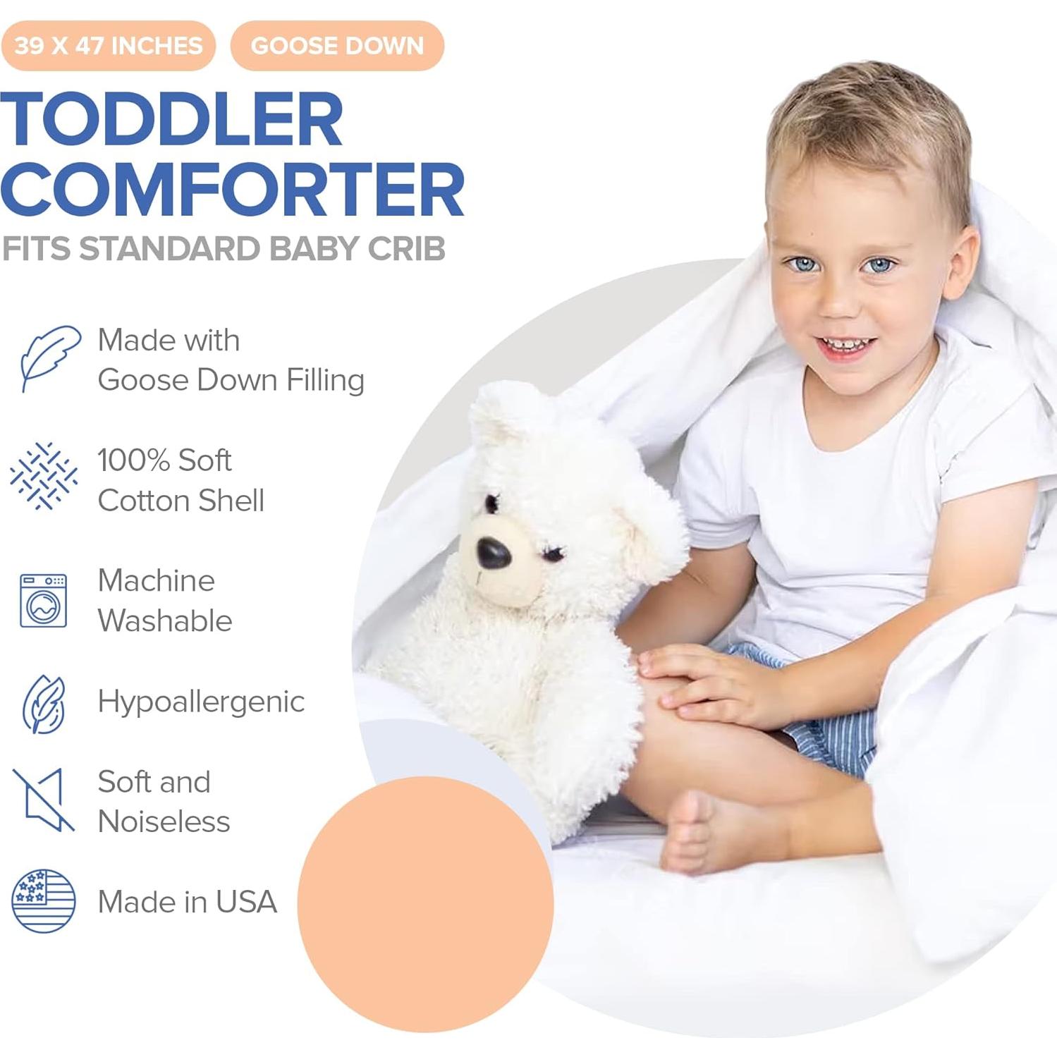 Edredón para Niños Continental Bedding 99x119 cm Blanco