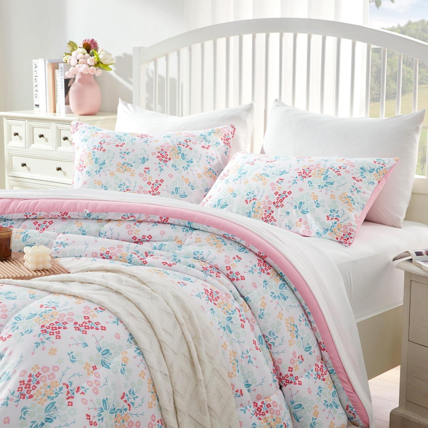 Conjunto de Edredón Reina SLEEP ZONE Microfibra Floral