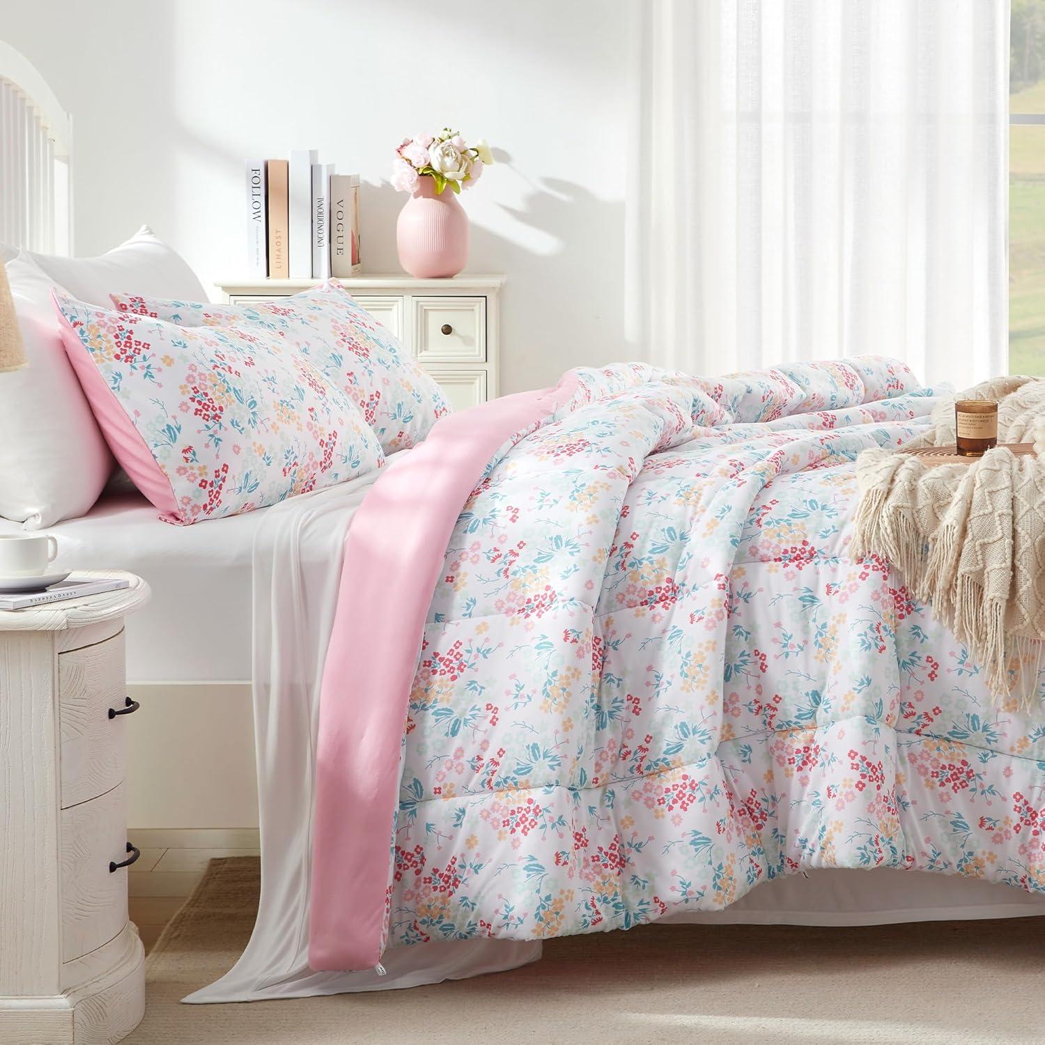 Conjunto de Edredón Reina SLEEP ZONE Microfibra Floral