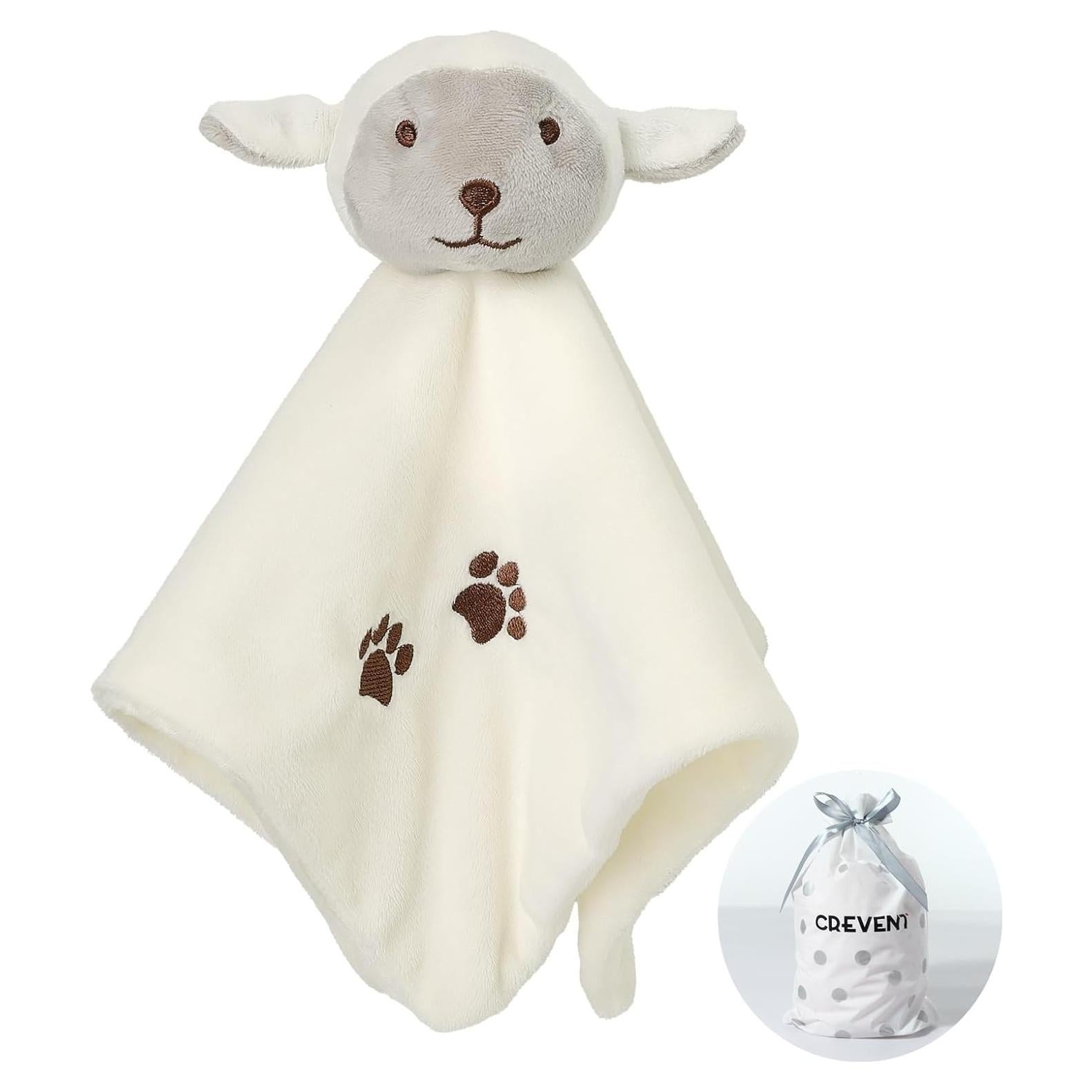 Manta de Seguridad Acogedora CREVENT para Bebés Oveja 30x30cm