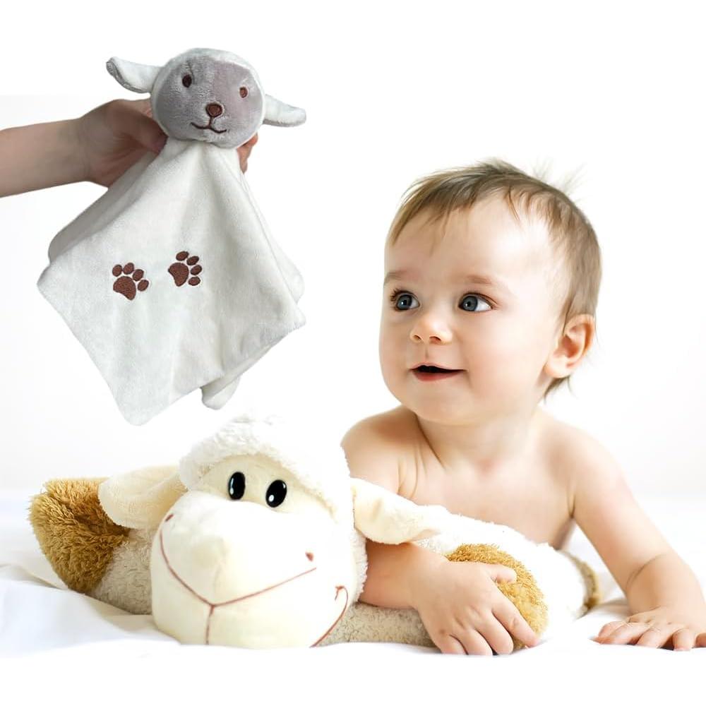 Manta de Seguridad Acogedora CREVENT para Bebés Oveja 30x30cm