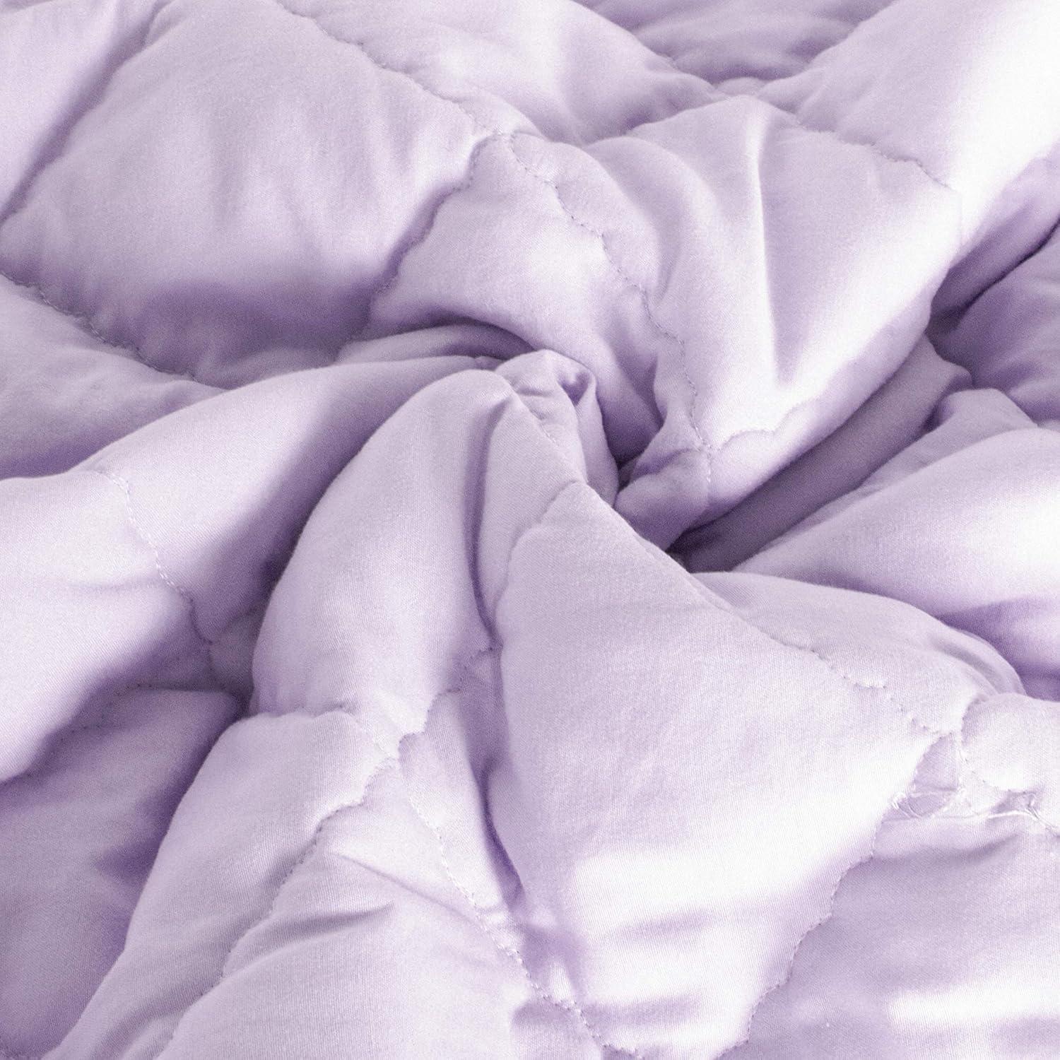 Colcha Microfibra FLXXIE Lavable para Niños 99x119 cm Púrpura