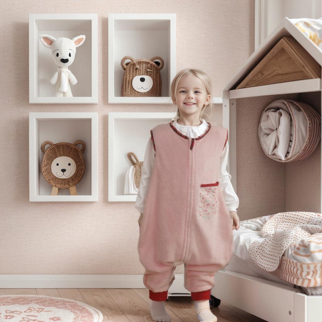 Saco de Sueño para Bebés BloomSTAR Rosa 12-24 Meses Forro Térmico