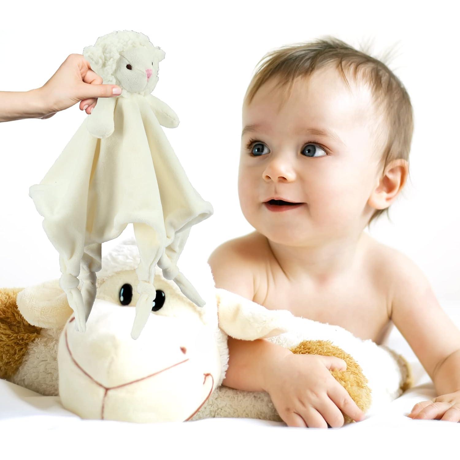 CREVENT Manta de Seguridad para Bebés Oveja 34x34cm