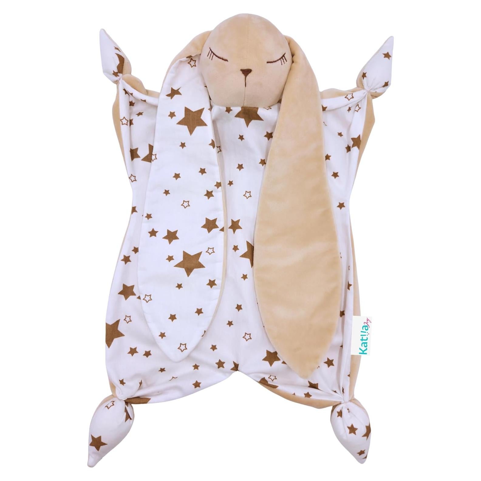 Manta de Seguridad Katiia Joy Conejito 40x35 cm Suave Bebé