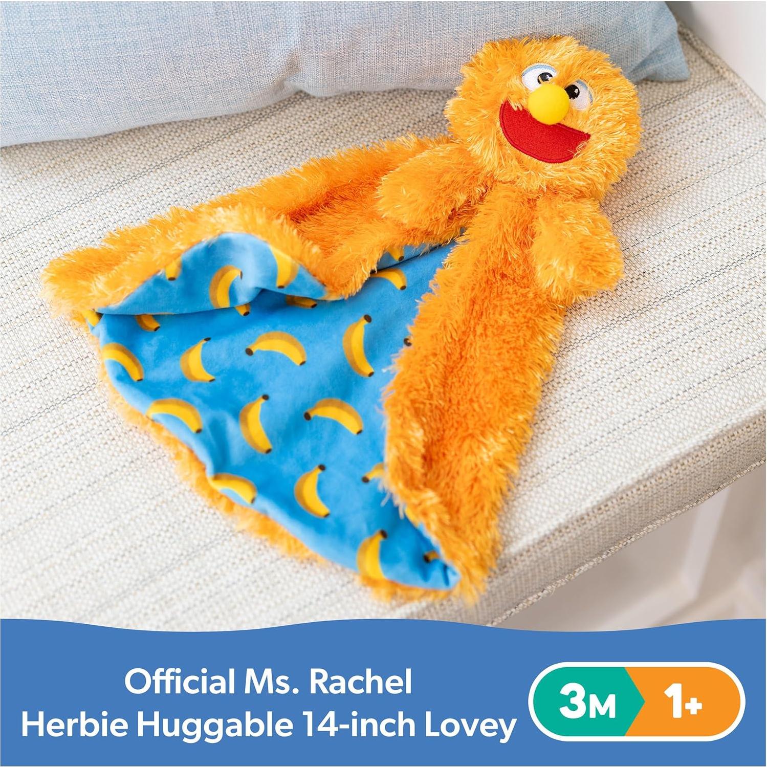Manta de Seguridad Herbie Huggable Lovey Ms. Rachel 25x34 cm