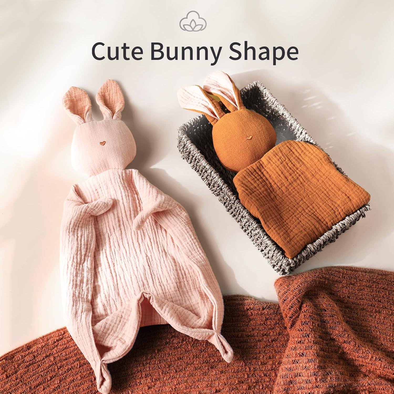 Manta de Seguridad Lovey Insular Conejo 29x29 cm Algodón Orgánico