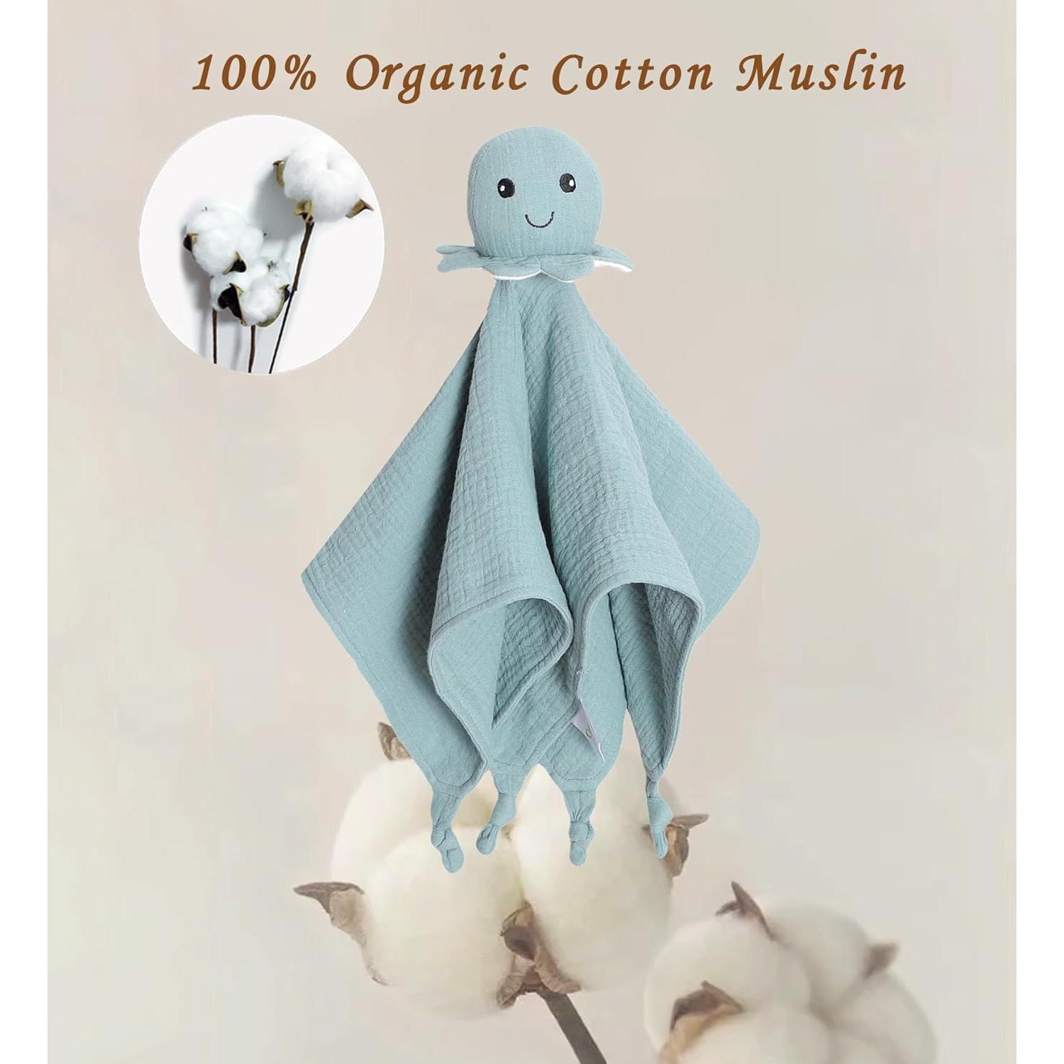 Manta de Seguridad para Bebés okdiy Verde Pulpo 40x40 cm