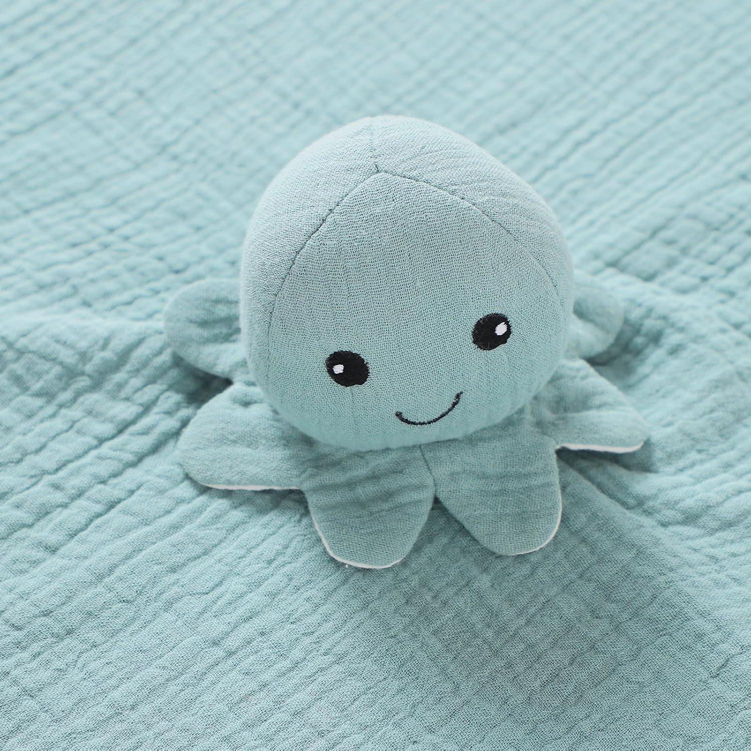 Manta de Seguridad para Bebés okdiy Verde Pulpo 40x40 cm