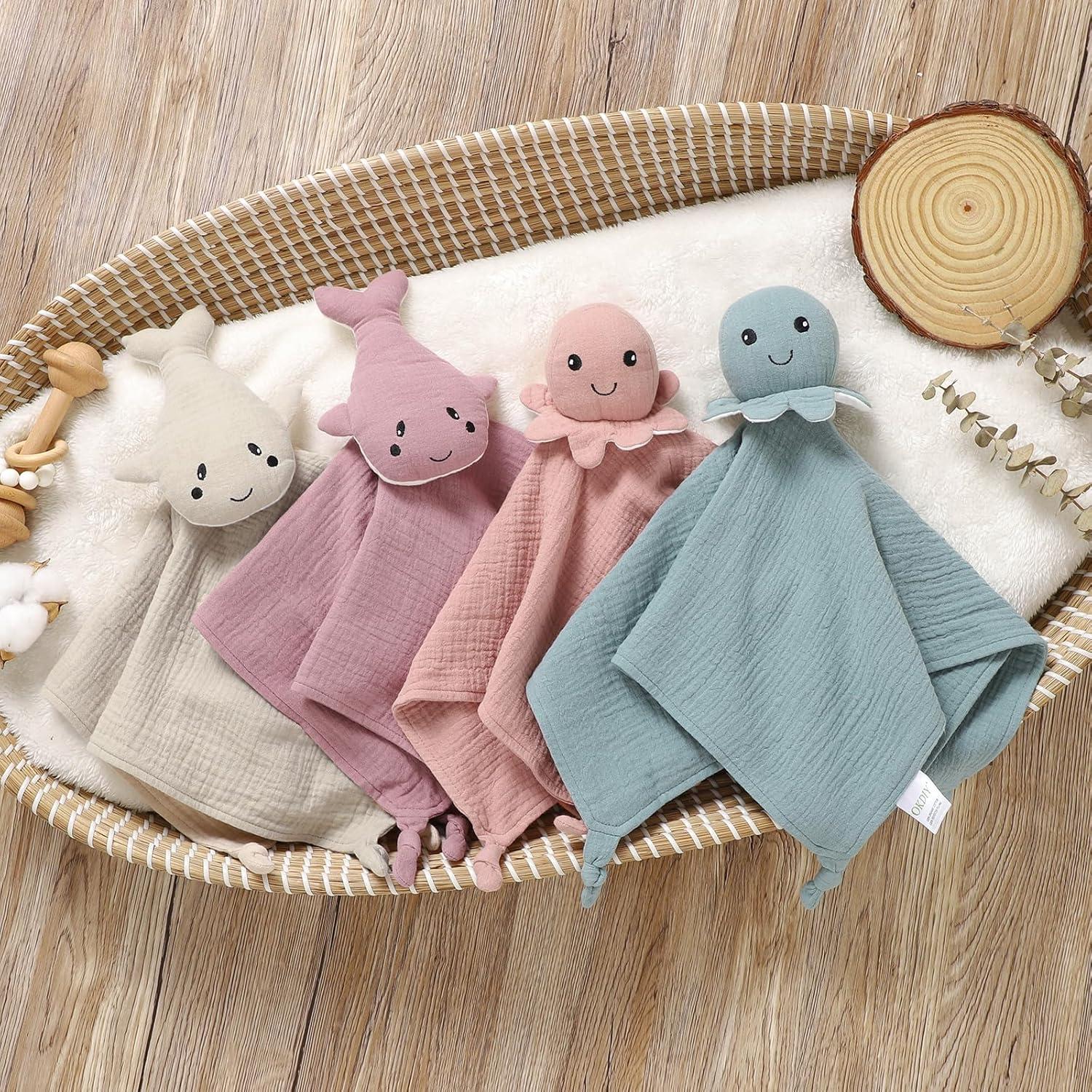 Manta de Seguridad para Bebés okdiy Verde Pulpo 40x40 cm