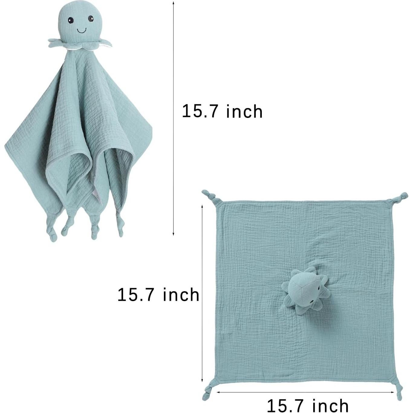 Manta de Seguridad para Bebés okdiy Verde Pulpo 40x40 cm