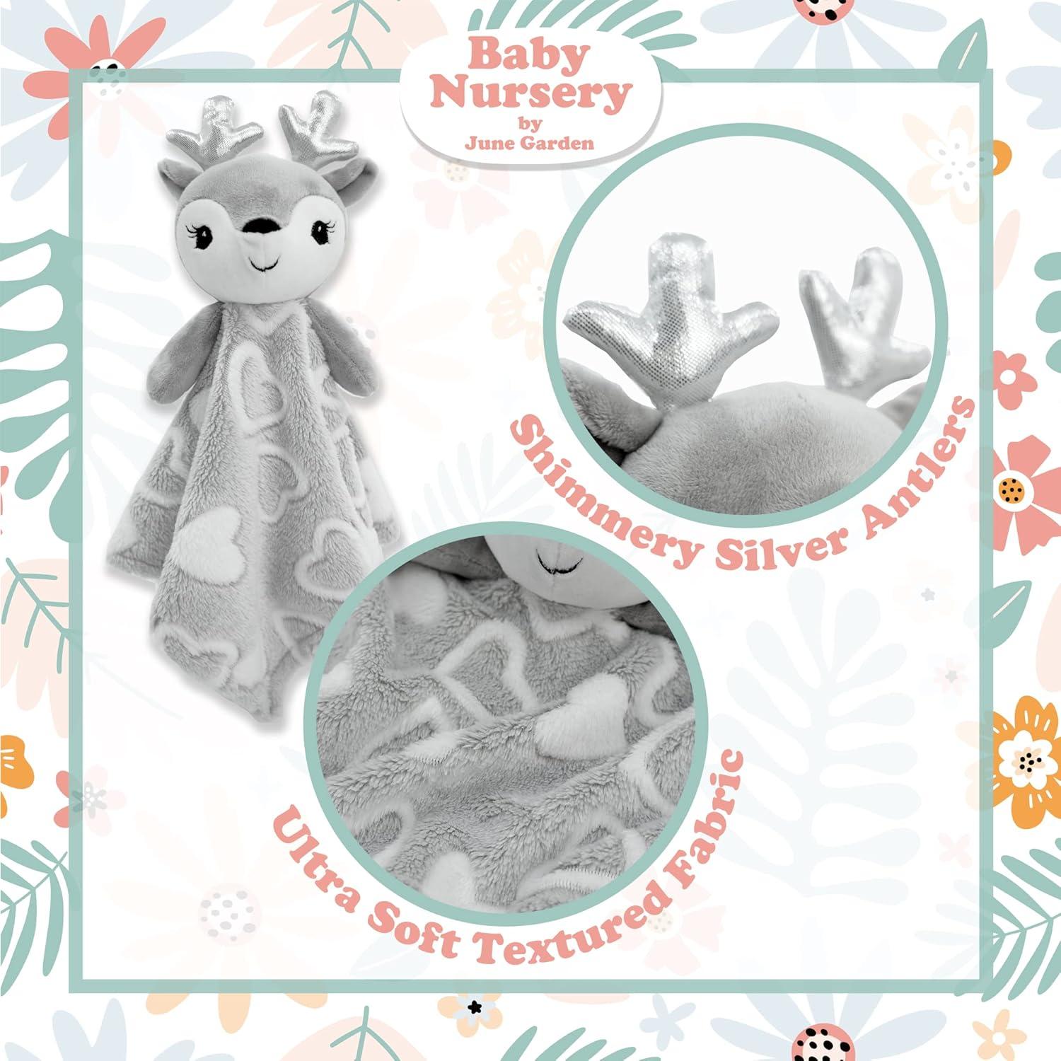 Manta de Seguridad Felpa Jardín de Junio Ciervo 38.1x38.1cm