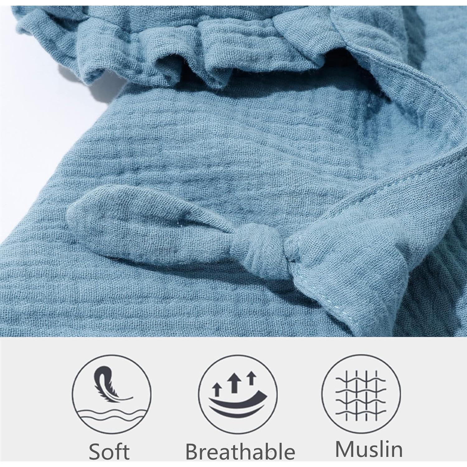 Manta Lovey Insular de Algodón Orgánico para Bebés - Set 2 Piezas