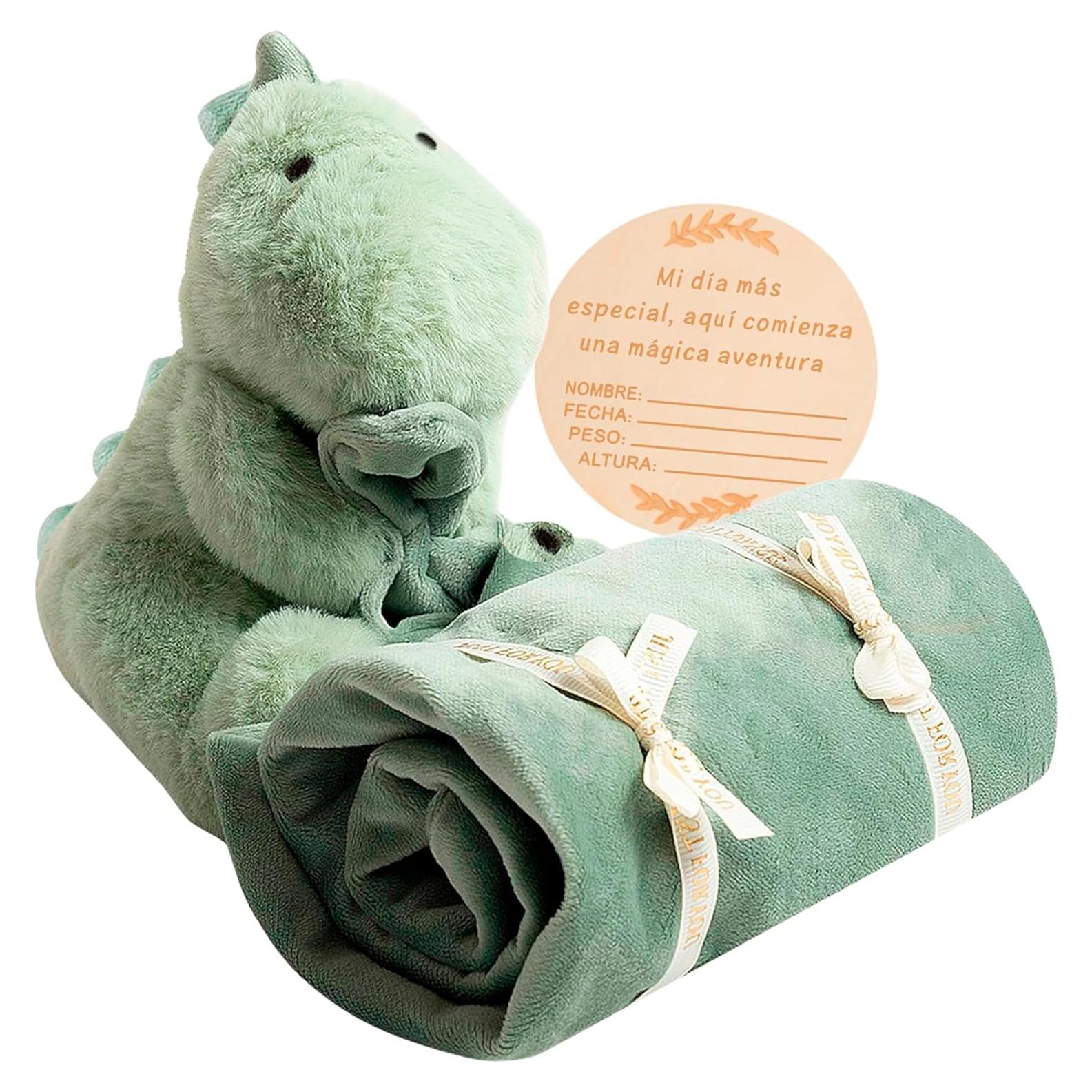 Manta de Seguridad Dinosaurio Verde Esenciales Ibiza 50 cm