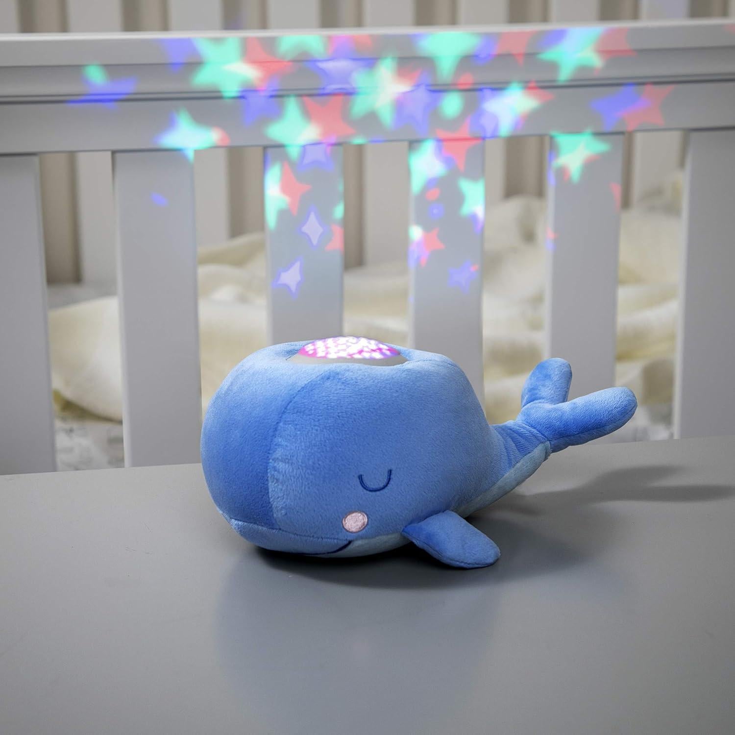 Peluche Sonoro y Luz Nocturna Nuby Ballena 10 Canciones