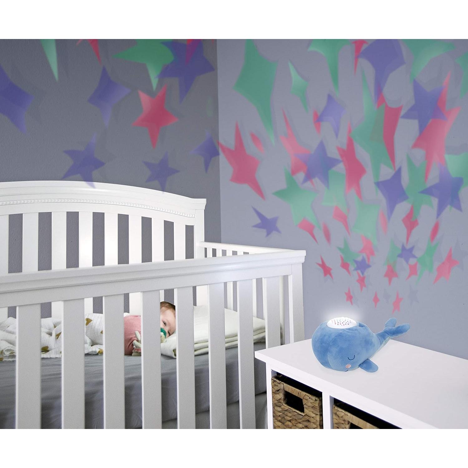 Peluche Sonoro y Luz Nocturna Nuby Ballena 10 Canciones