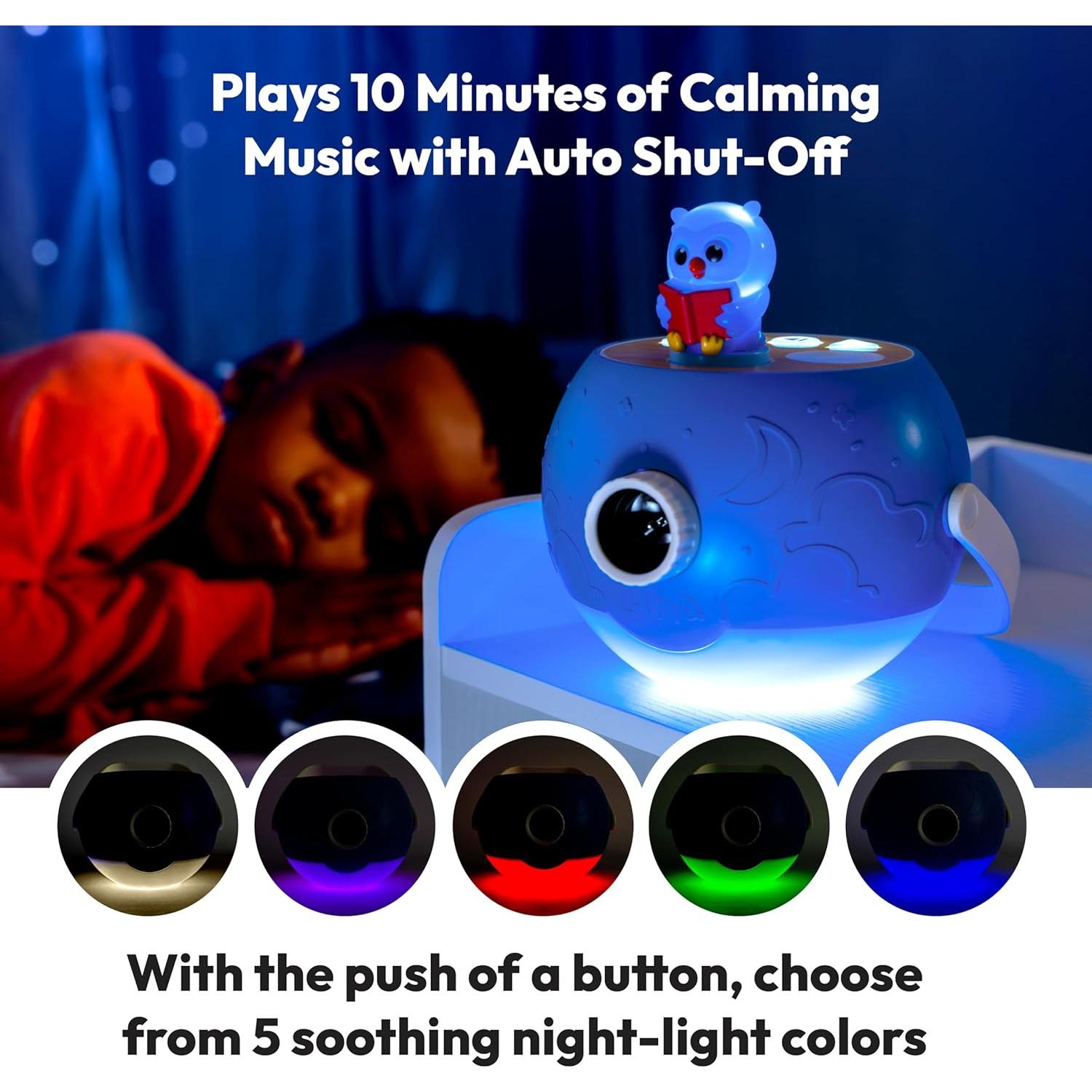 Proyector de Cuentos Luna - Unicornio y Búho - 10 Cuentos y Canciones