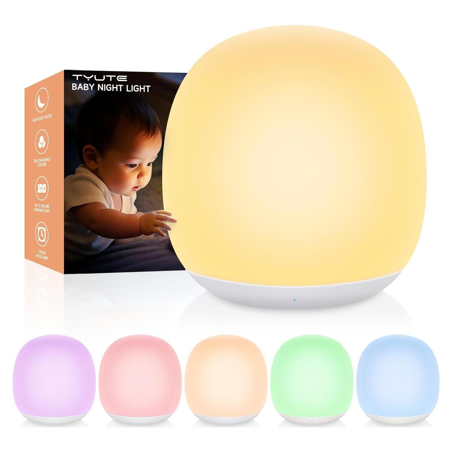 Luz Nocturna para Bebés Tyute T-100 Multicolor Recargable