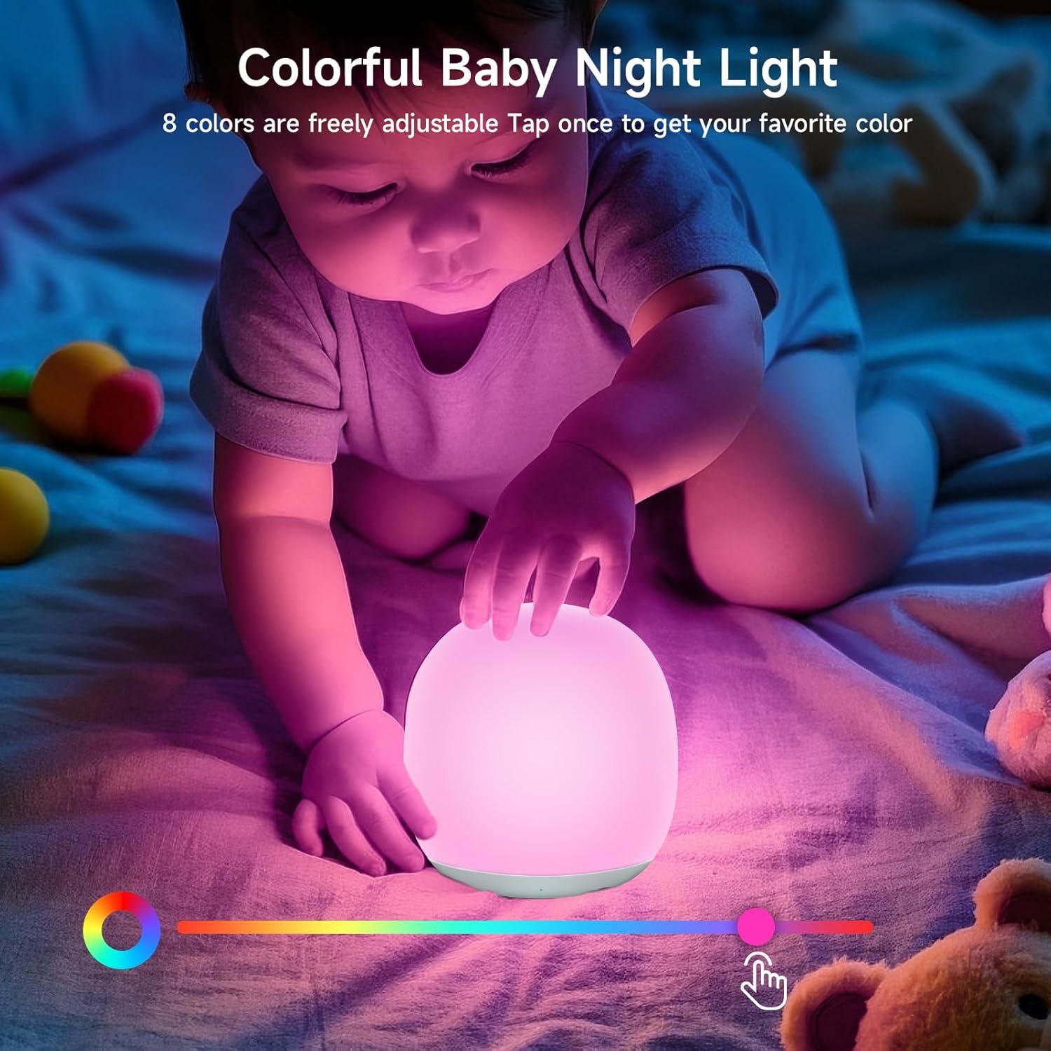 Luz Nocturna para Bebés Tyute T-100 Multicolor Recargable