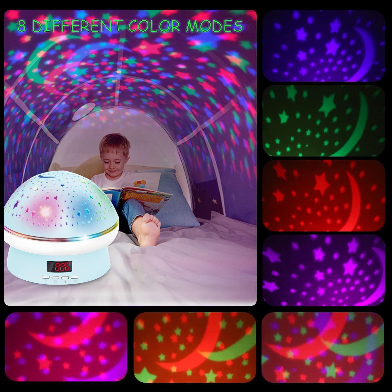 Proyector de Estrellas Genérico Luz Nocturna 12.7cm Azul