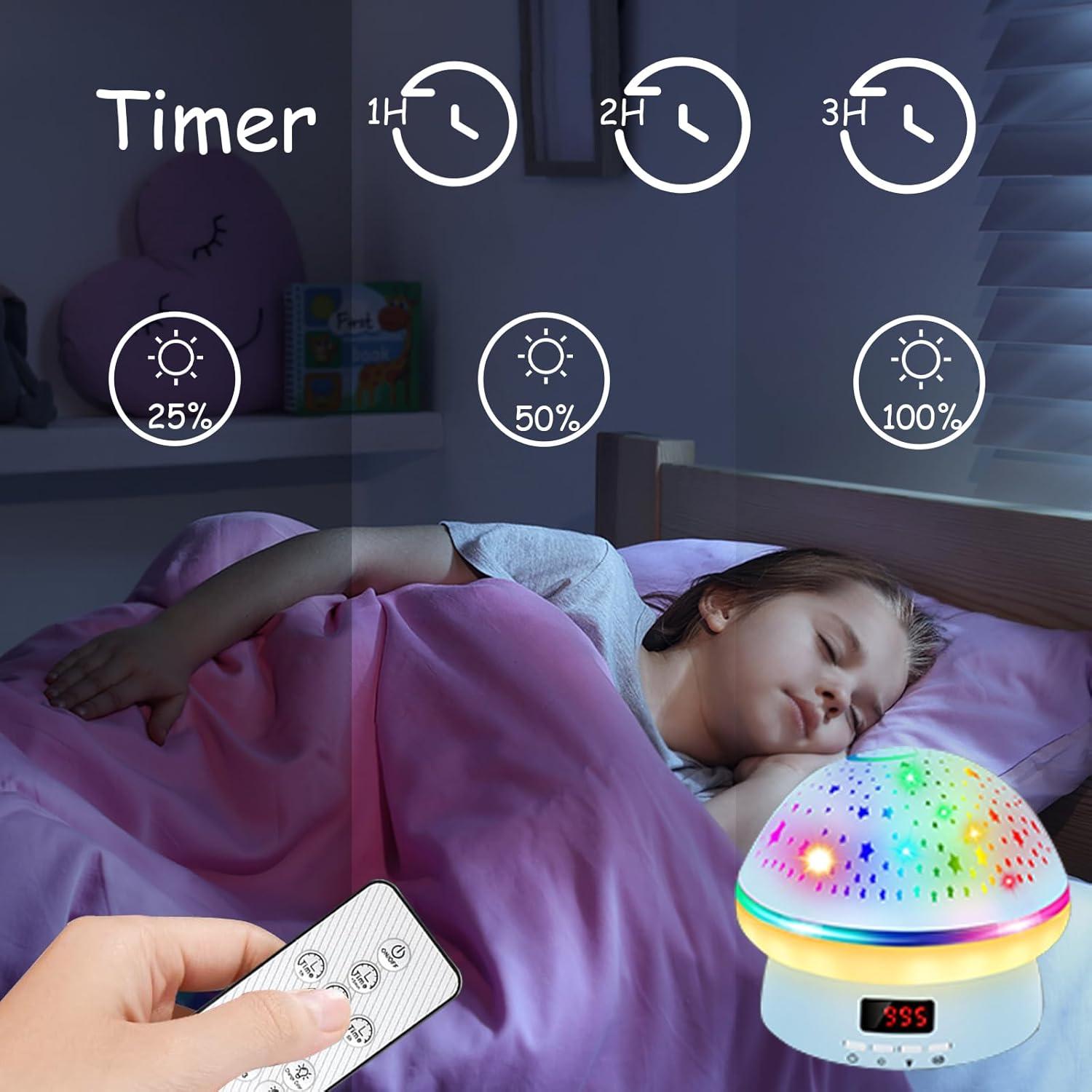 Proyector de Estrellas Genérico Luz Nocturna 12.7cm Azul