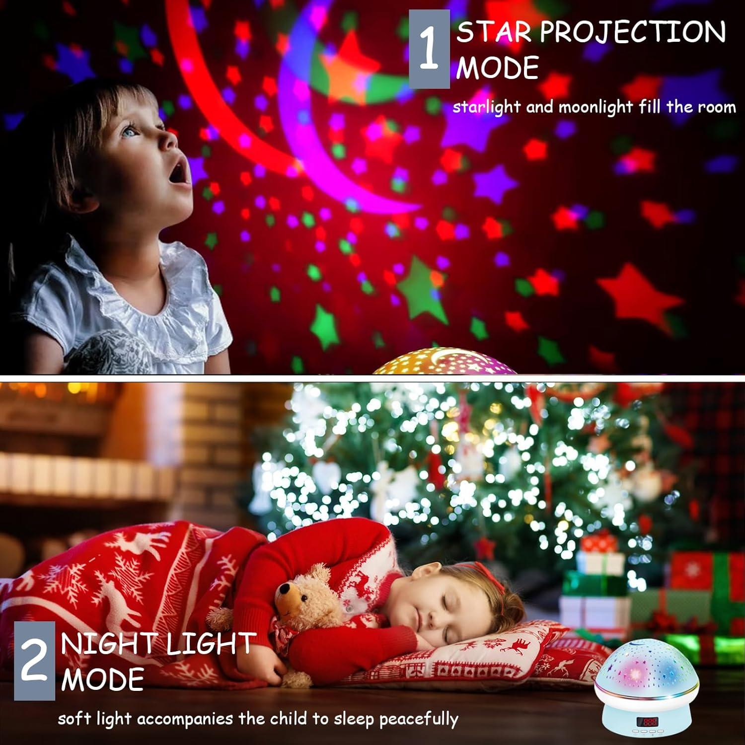 Proyector de Estrellas Genérico Luz Nocturna 12.7cm Azul