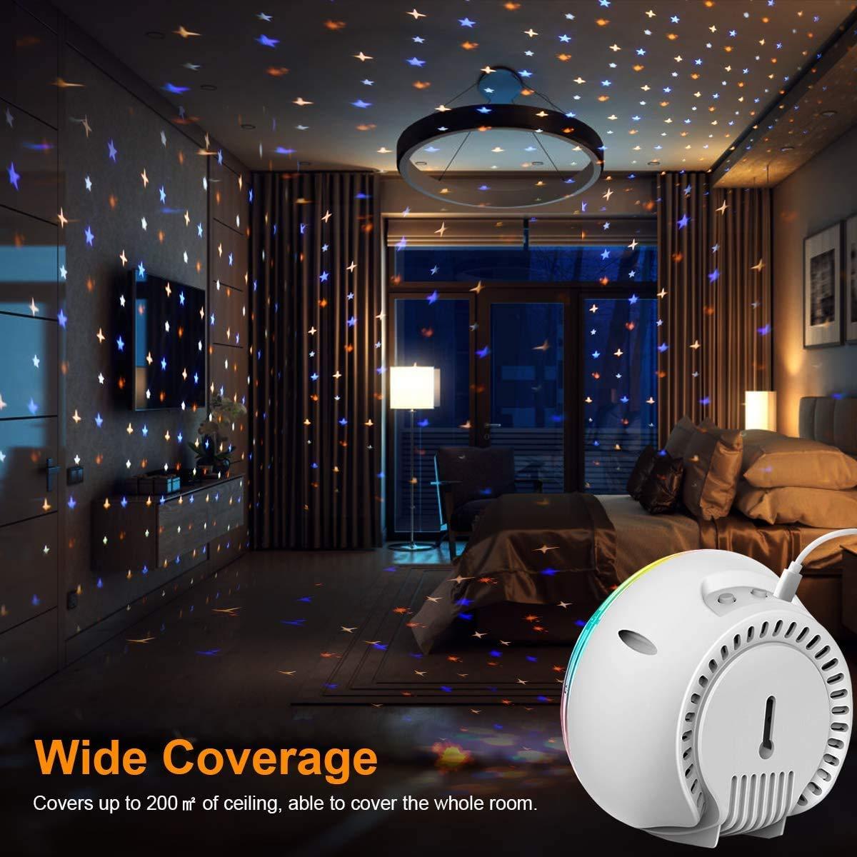 Proyector de Luz Nocturna Estelar Bizzerinc XWG-101 LED