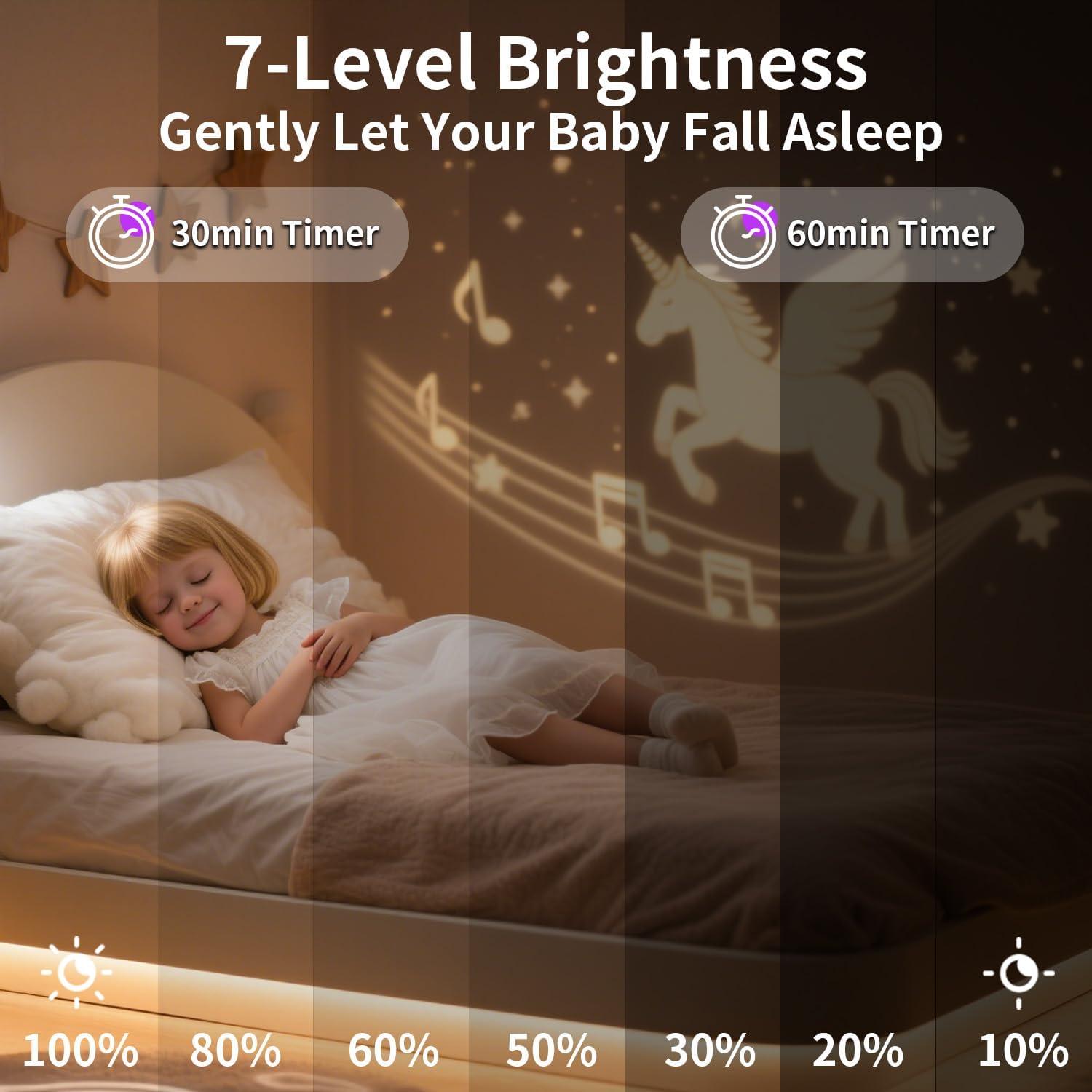 Proyector de Luz Nocturna GDSZBYSM BY-Castles, 23 Temas