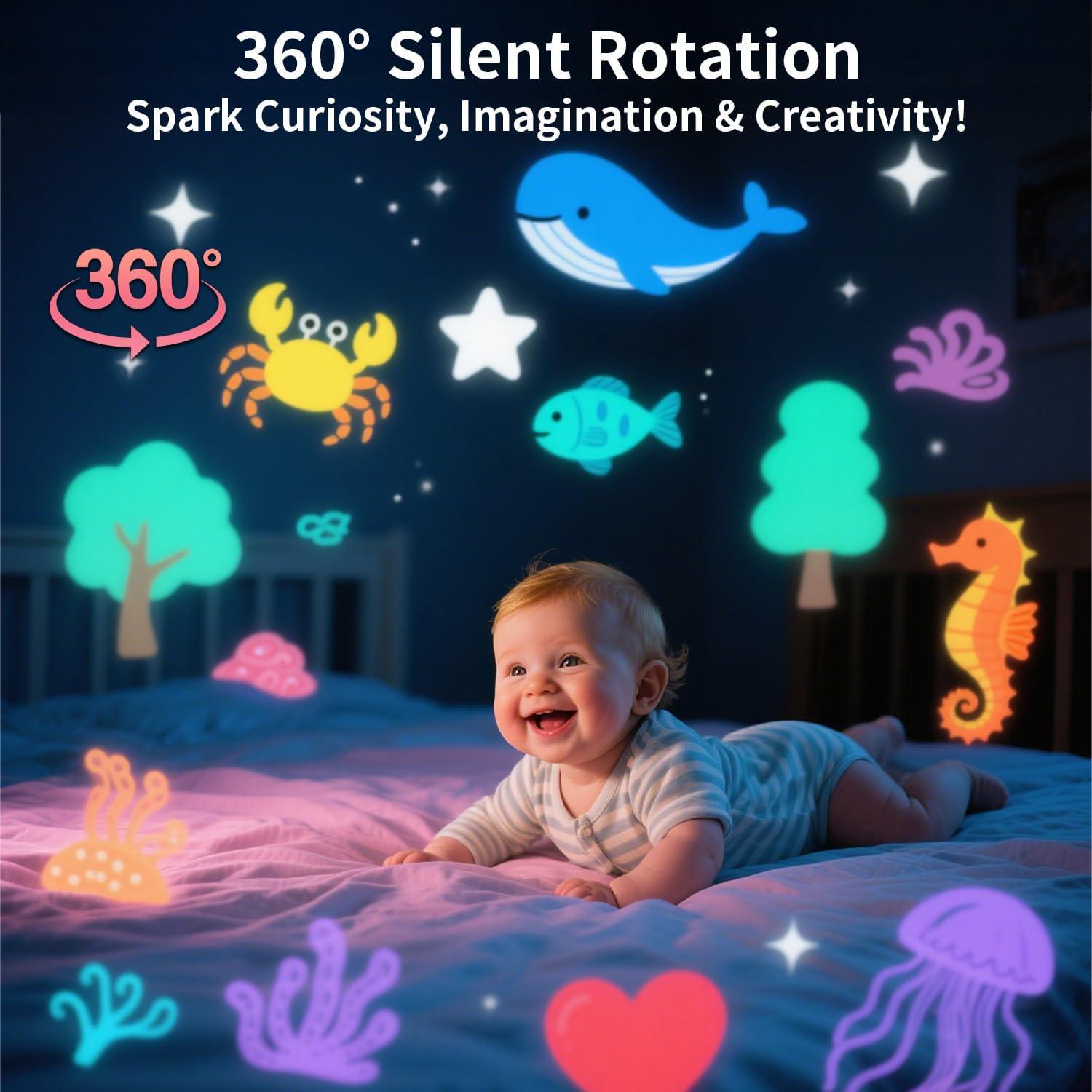 Proyector de Luz Nocturna GDSZBYSM BY-Castles, 23 Temas