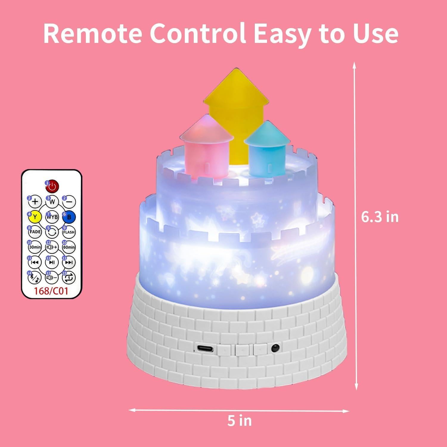 Proyector de Luz Nocturna GDSZBYSM BY-Castles, 23 Temas