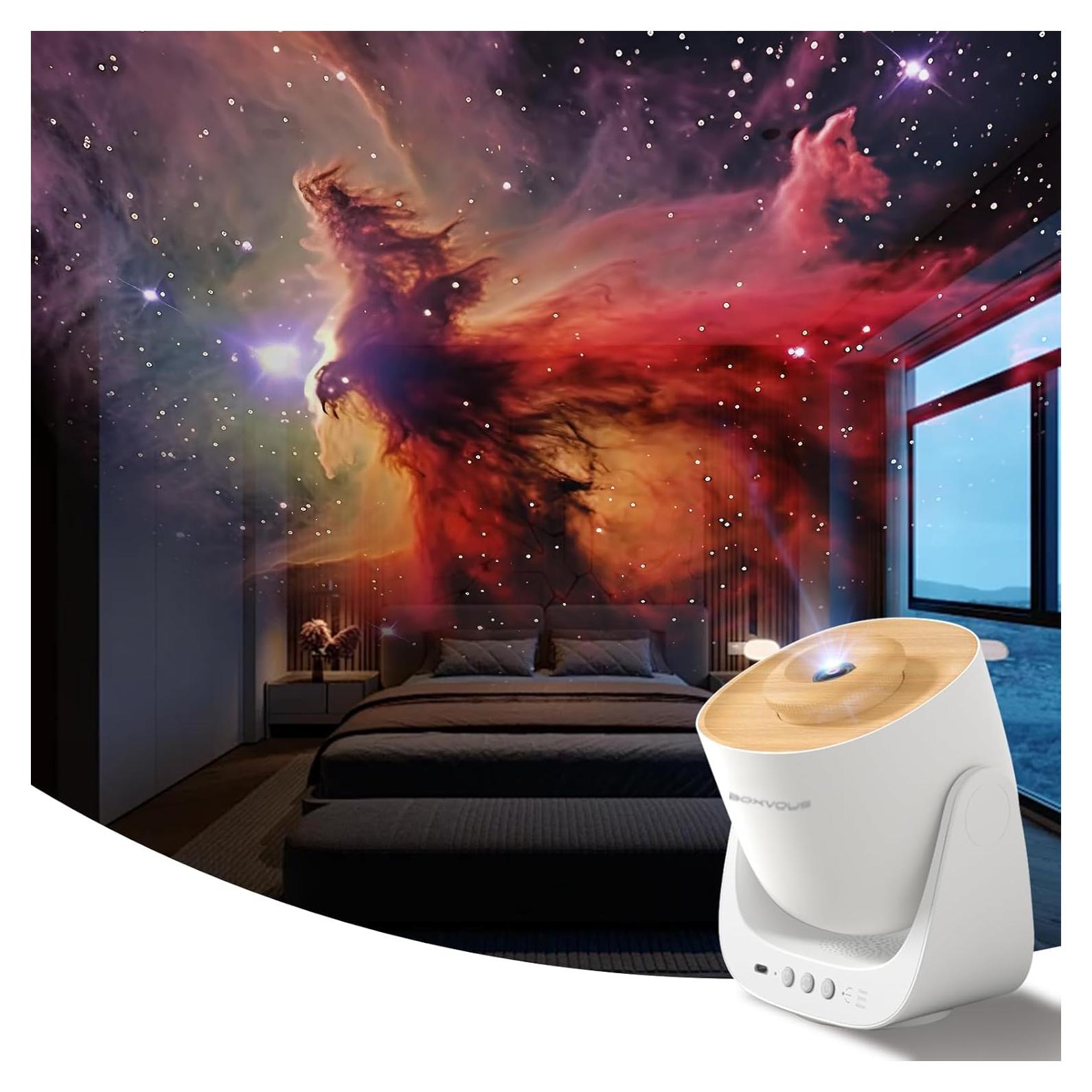 Proyector de Estrellas BOXVOUS Galaxy 24 Discos Intercambiables