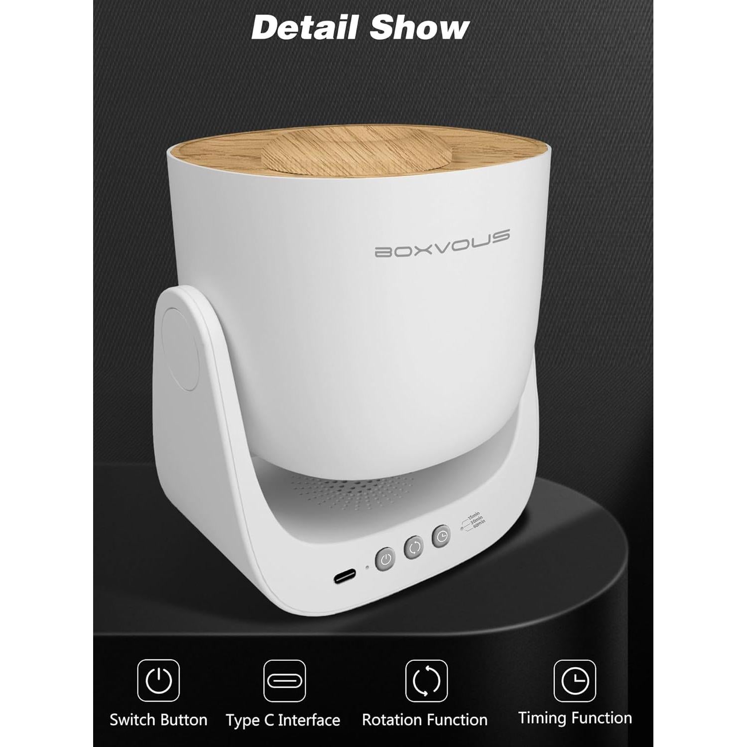 Proyector de Estrellas BOXVOUS Galaxy 24 Discos Intercambiables