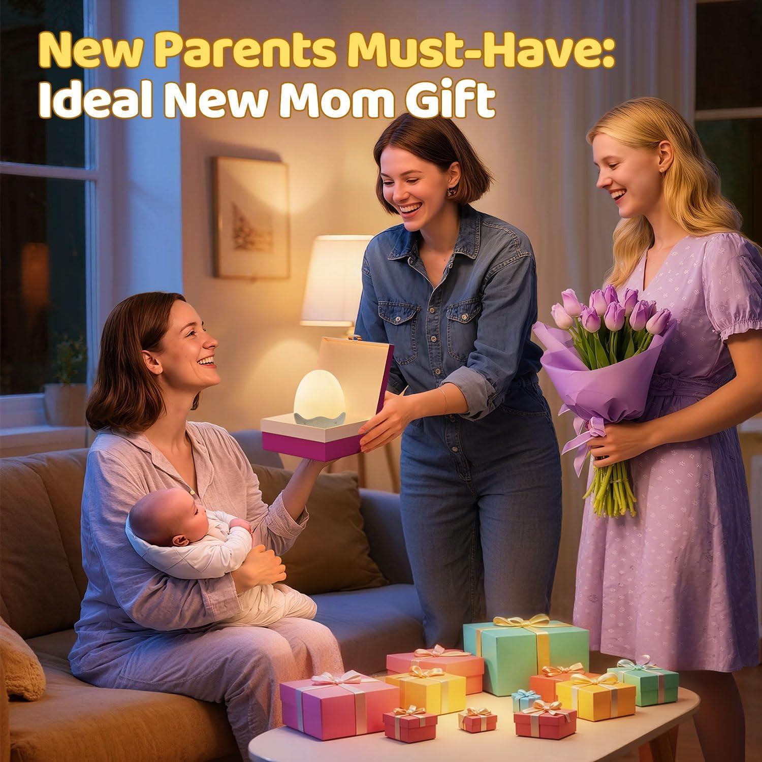 Luz Nocturna para Bebés COOLNIGHT, 10 Colores, Recargable