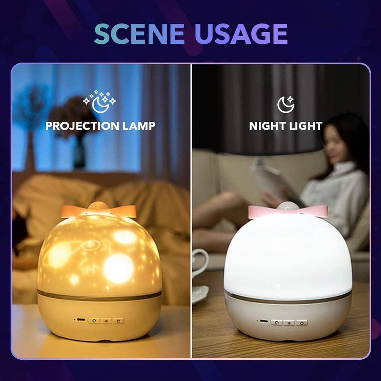 Proyector de Cielo Estrellado Micacorn LED 360° con 6 Películas