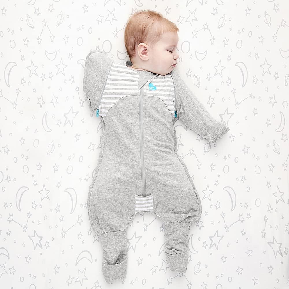 Love to Dream Swaddle UP Suit Mediano Gris 5.9-8.6 kg Transición Segura