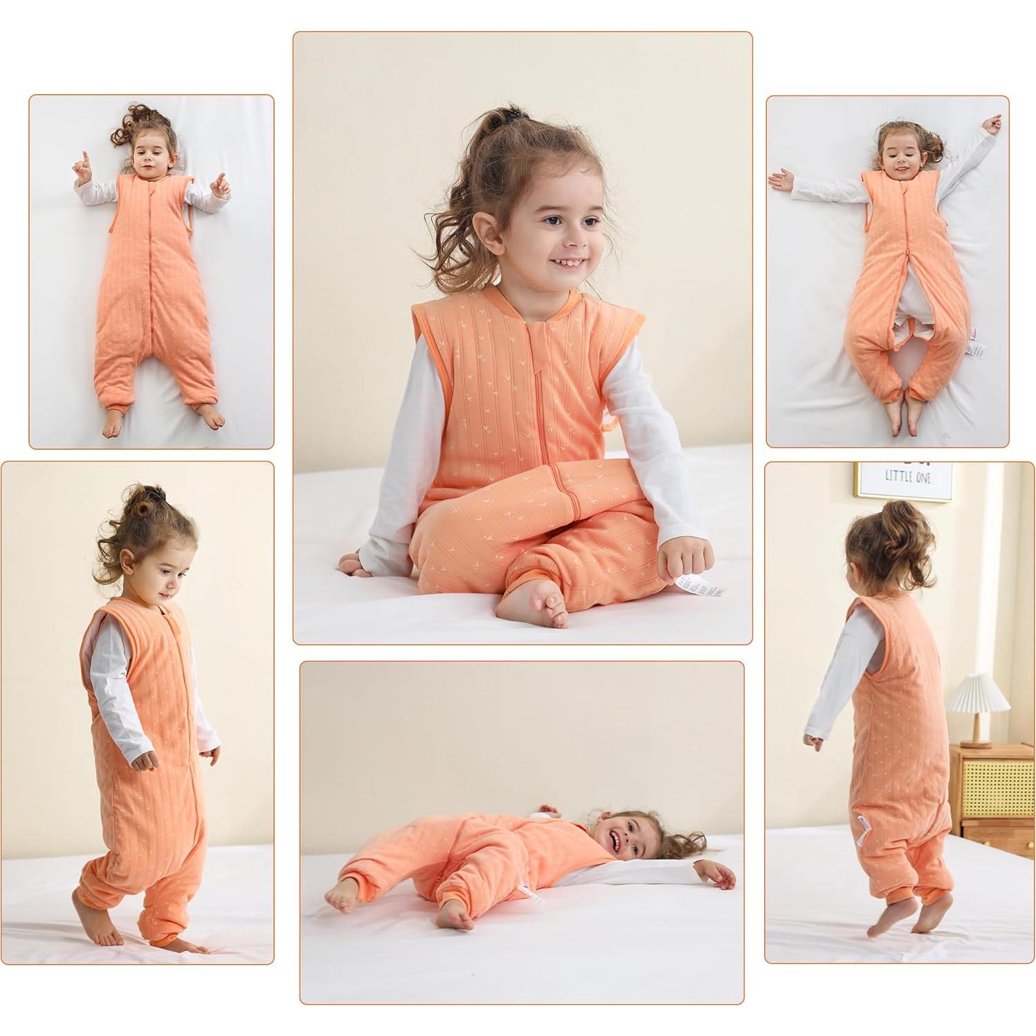 Saco de Sueño LAT para Bebés 2.5 TOG Naranja Corazón