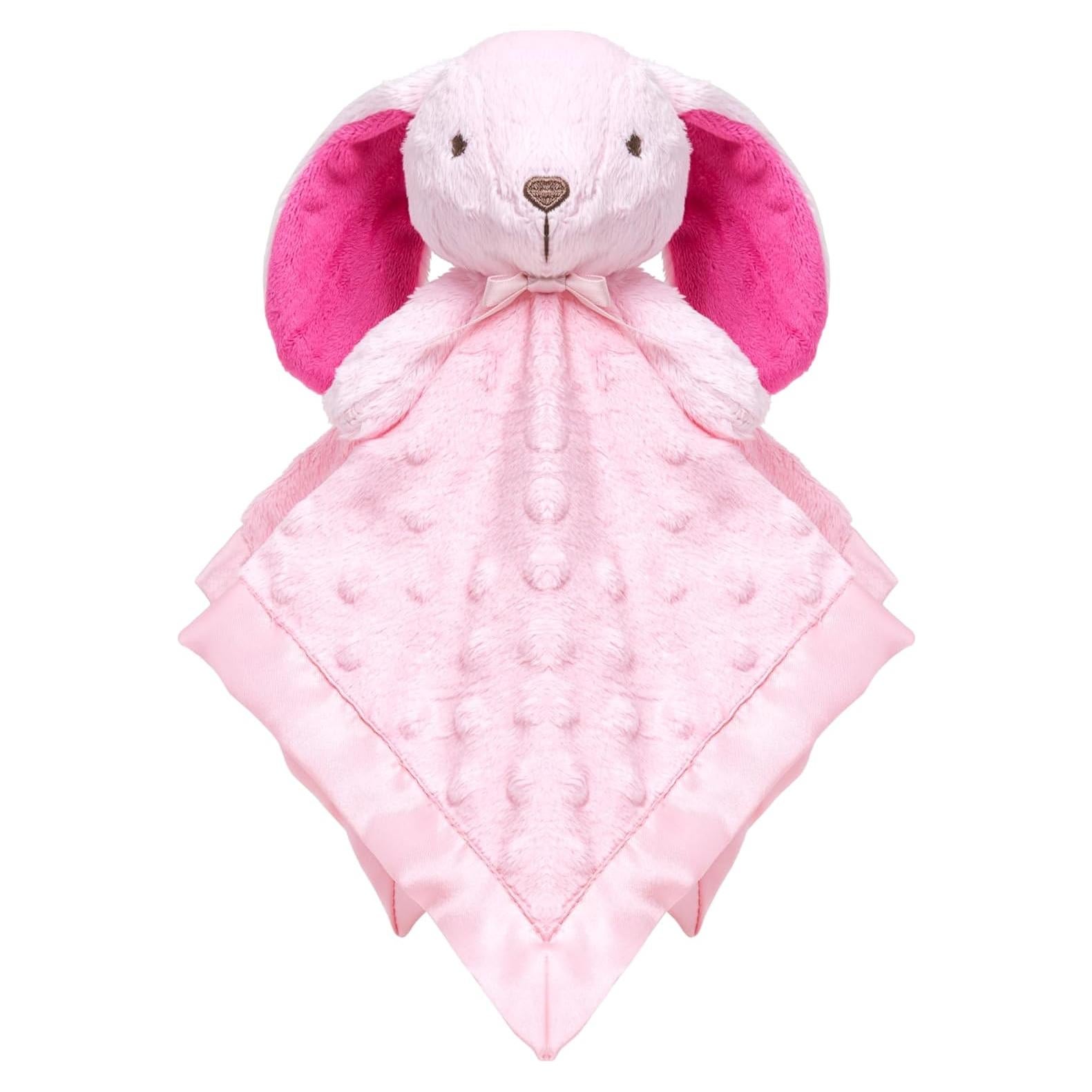 Manta de Seguridad SweetPea Bunny Rosa 35.56x35.56cm Lavable